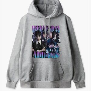 Wednesday Gray Kids One Piece Hoodie